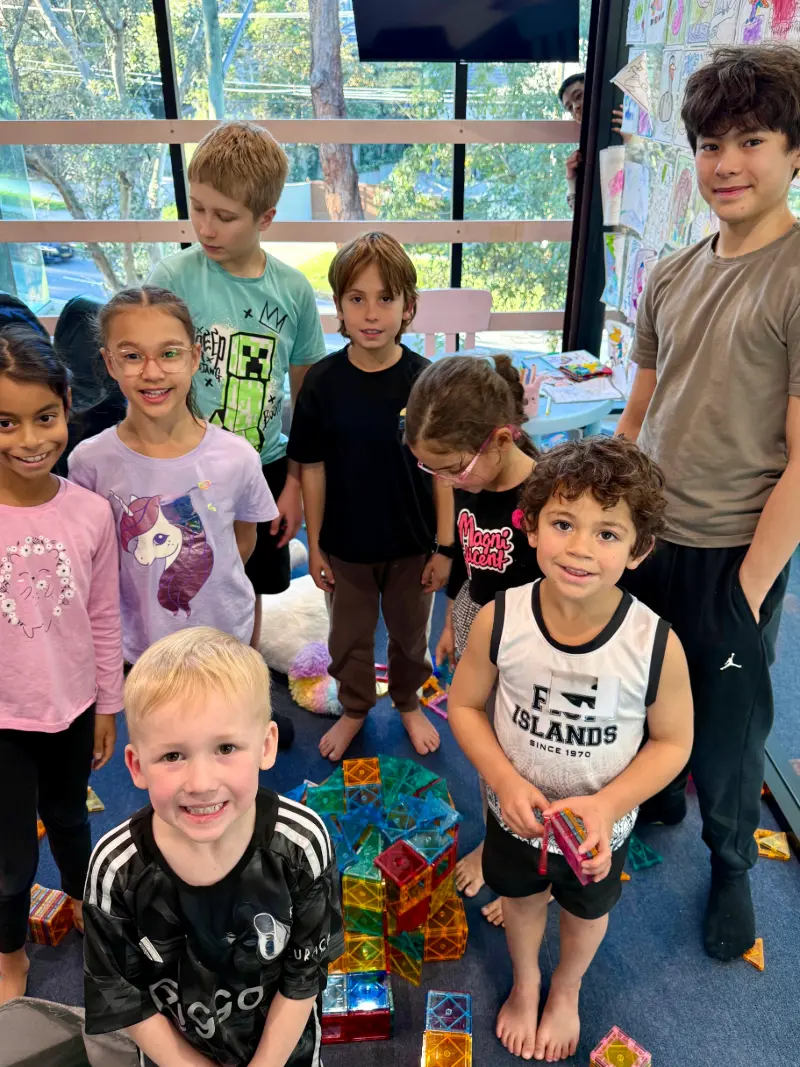 At Equinox's holiday camps, kids learn how to work together to solve problems collaboratively through various guided activities